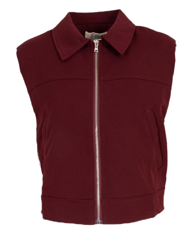Feel Fashion Feel Gilet Boord Red