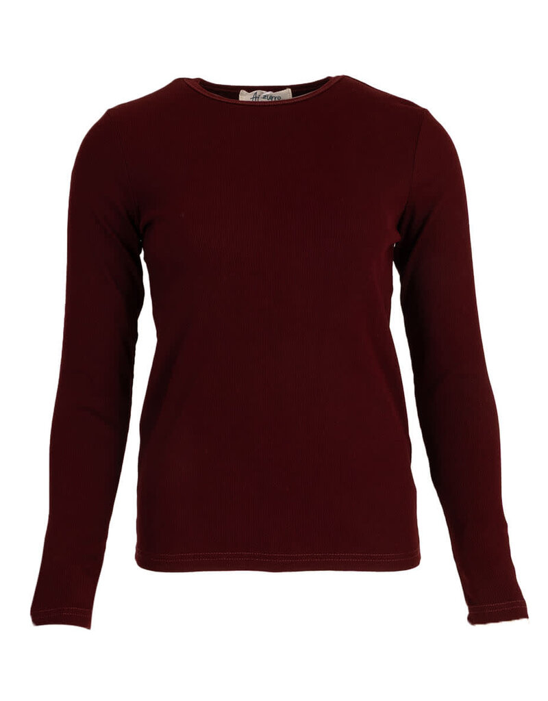 Feel Fashion Feel Top L.S. Burgundy