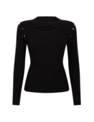 Aaiko Zahra Top Black