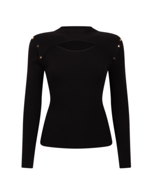 Aaiko Zahra Top Black