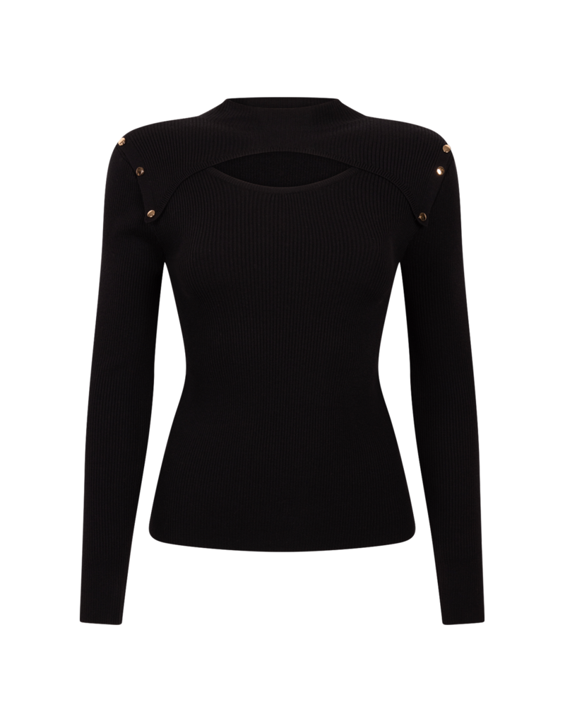 Aaiko Zahra Top Black