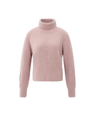 Yaya Turtle neck sweater Gray/Pink