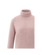Yaya Turtle neck sweater Gray/Pink