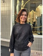 Co'couture Kylie Fitted Blouse Black