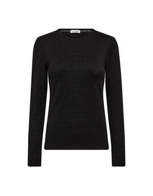 Co' Couture Co'Couture  Manny Lurex Top Black