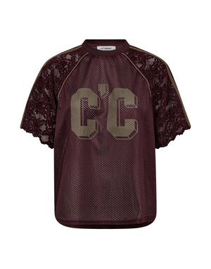 Co' Couture Co'Couture Trey Lace Tee Walnut