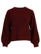 Feel Fashion Feel Trui Strass D.Red