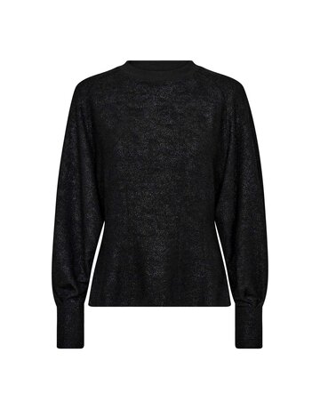 Co' Couture Co'couture Kylie Fitted Blouse Black