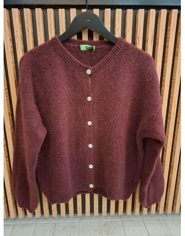 Feel Fashion Feel Vest B Bordeaux