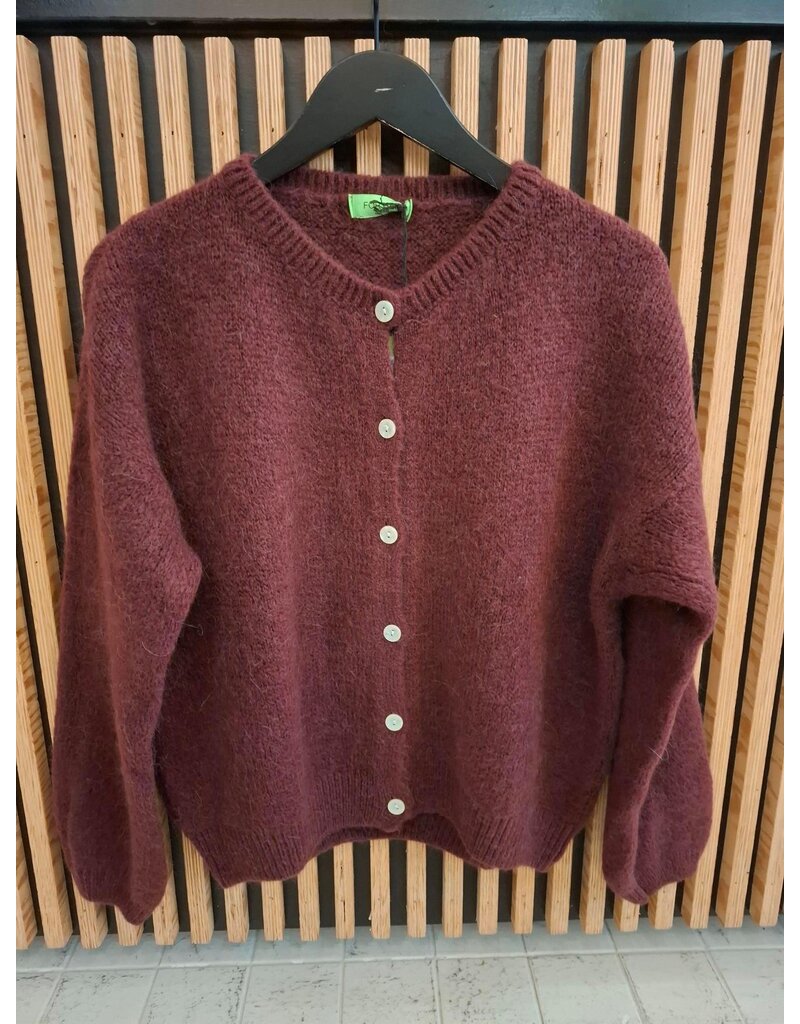 Feel Fashion Feel Vest B Bordeaux