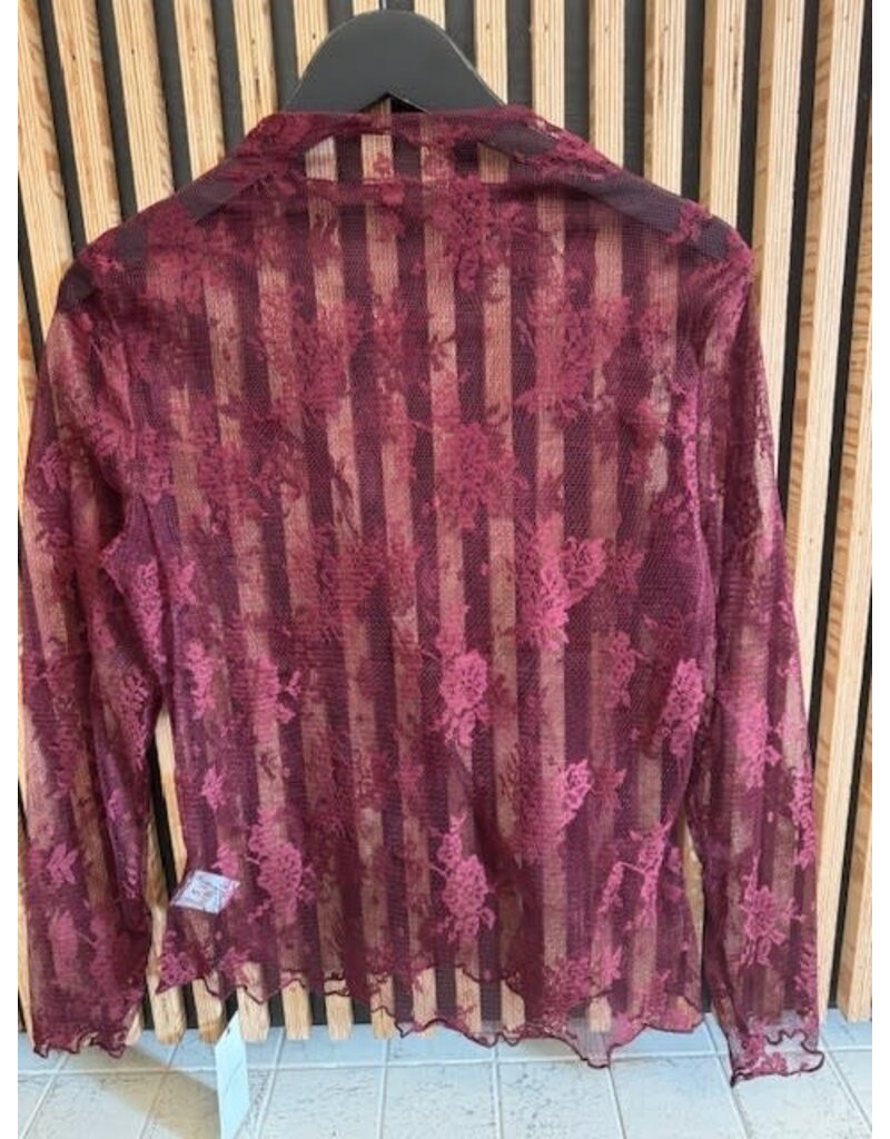 Feel Fashion Feel Top Kant Bordeaux