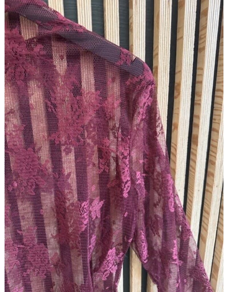 Feel Fashion Feel Top Kant Bordeaux