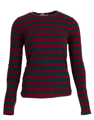 Feel Fashion Feel Top Streep Green/Red