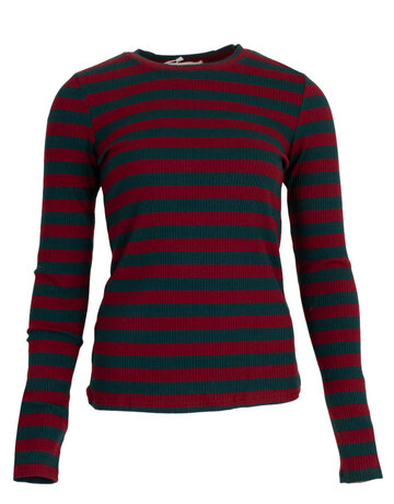 Feel Fashion Feel Top Streep Green/Red