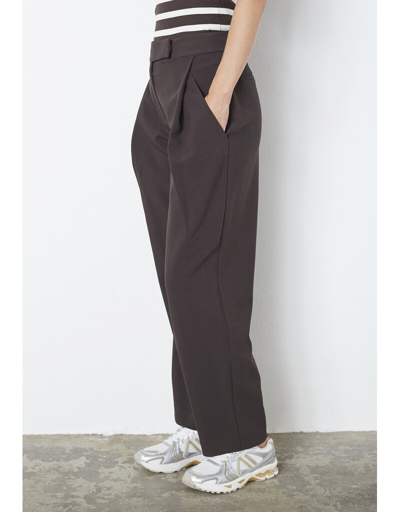 Co' Couture Co'Couture Vola Carrot Pant D.Brown