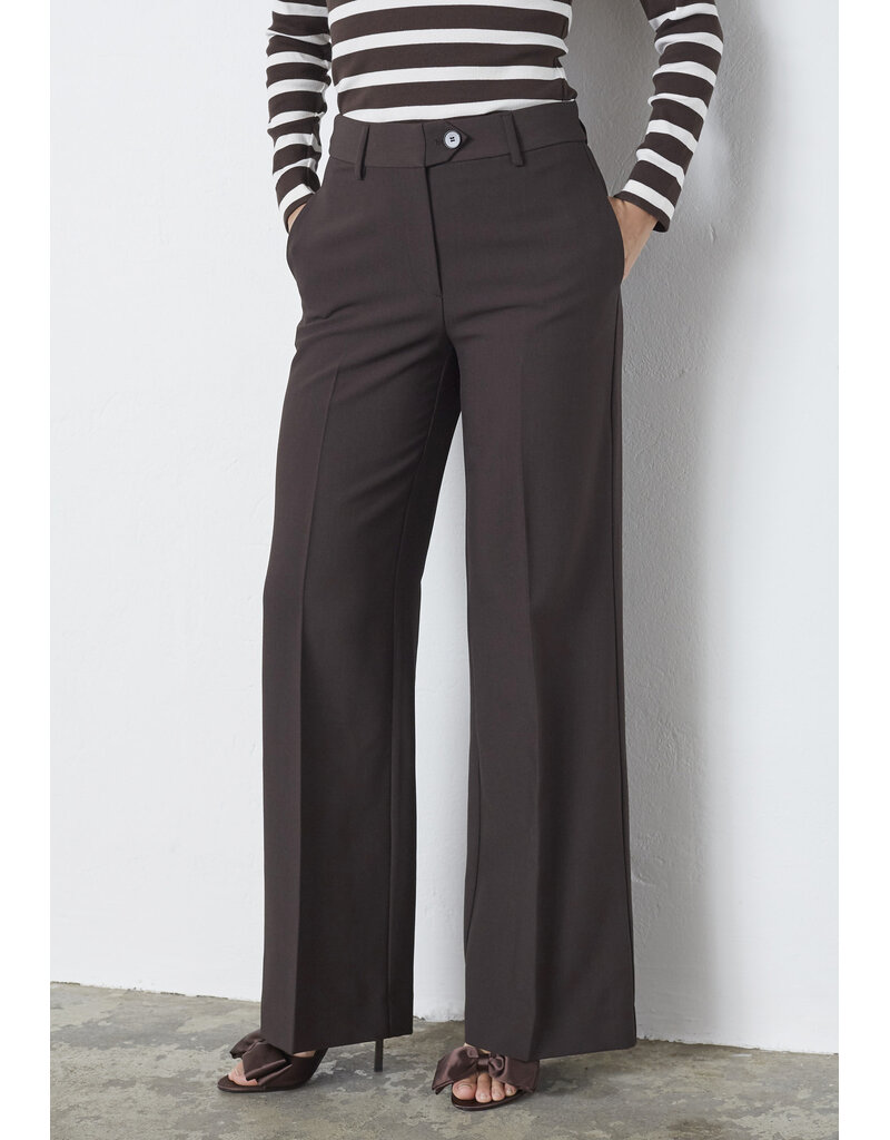 Co' Couture Co'Couture Vola Wide Pant D.Brown