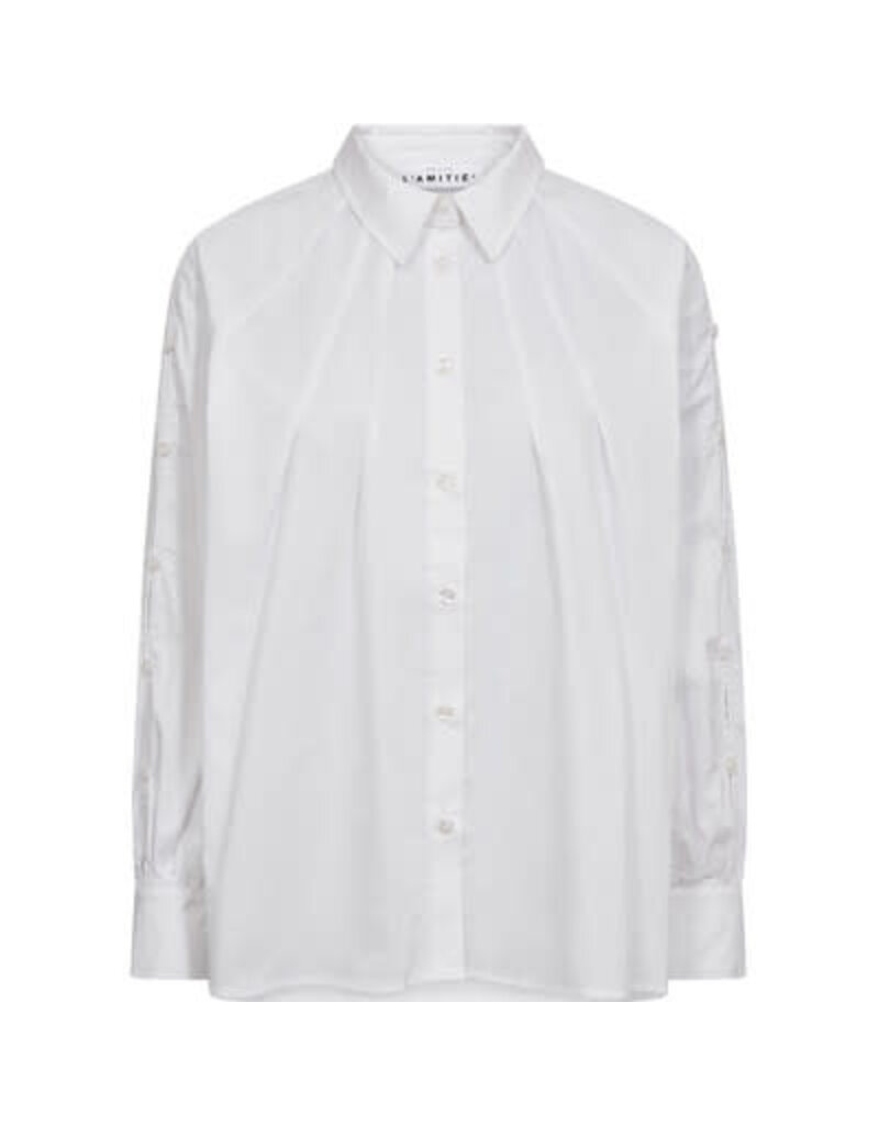 HL Ori Button Deco Shirt White