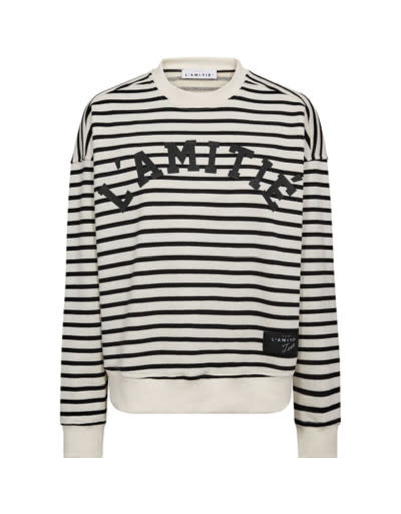 Haute L' Amitié HL  Stripe Logo Sweat