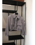 Feel Fashion Feel Blazer Kort Loua Grijs