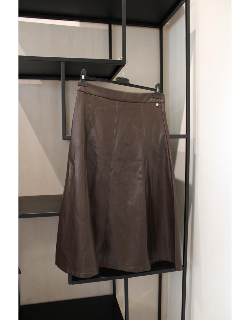 Feel Fashion Feel Faux Lth Rok Bruin