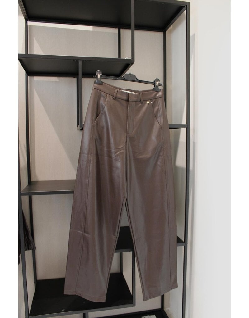 Feel Fashion Feel Faux Lth Pant Bruin