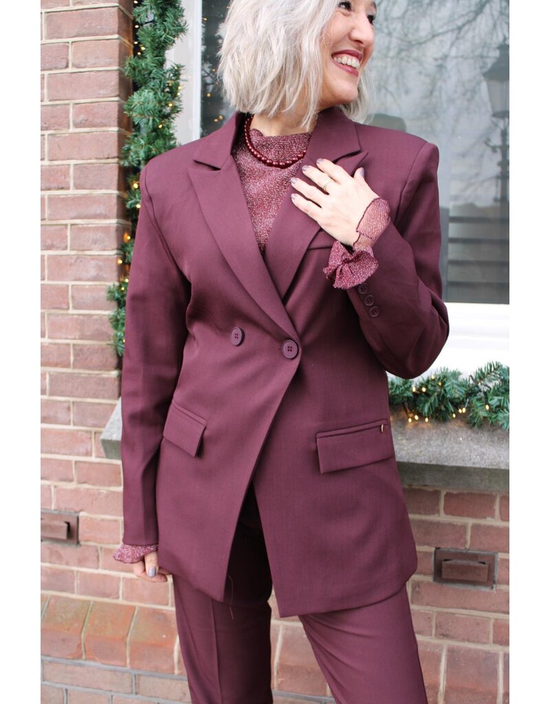 Feel Fashion Feel Blazer Silvie Bordeaux