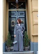 Feel Fashion Feel Blazer Kort Loua Grijs