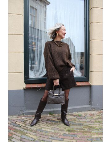 Feel Fashion Feel Trui Donkerbruin