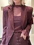 Feel Fashion Feel Top L.M Glitter Burgundy