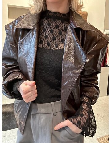 Feel Fashion Feel Jas Glans Lak D.Bruin