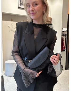 Feel Fashion Feel Top L.M Glitter Zwart