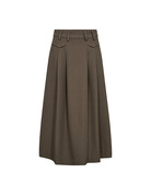 Co' Couture Co´Couture Luna Pleat Skirt Walnut