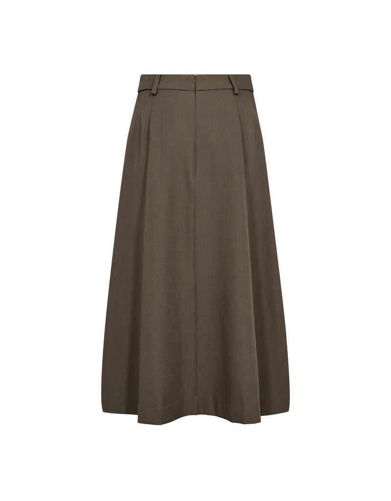 Co' Couture Co´Couture Luna Pleat Skirt Walnut