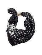 Co' Couture Co´couture Pearl Scarf Black Dot