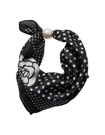 Co' Couture Co´couture Pearl Scarf Black Dot