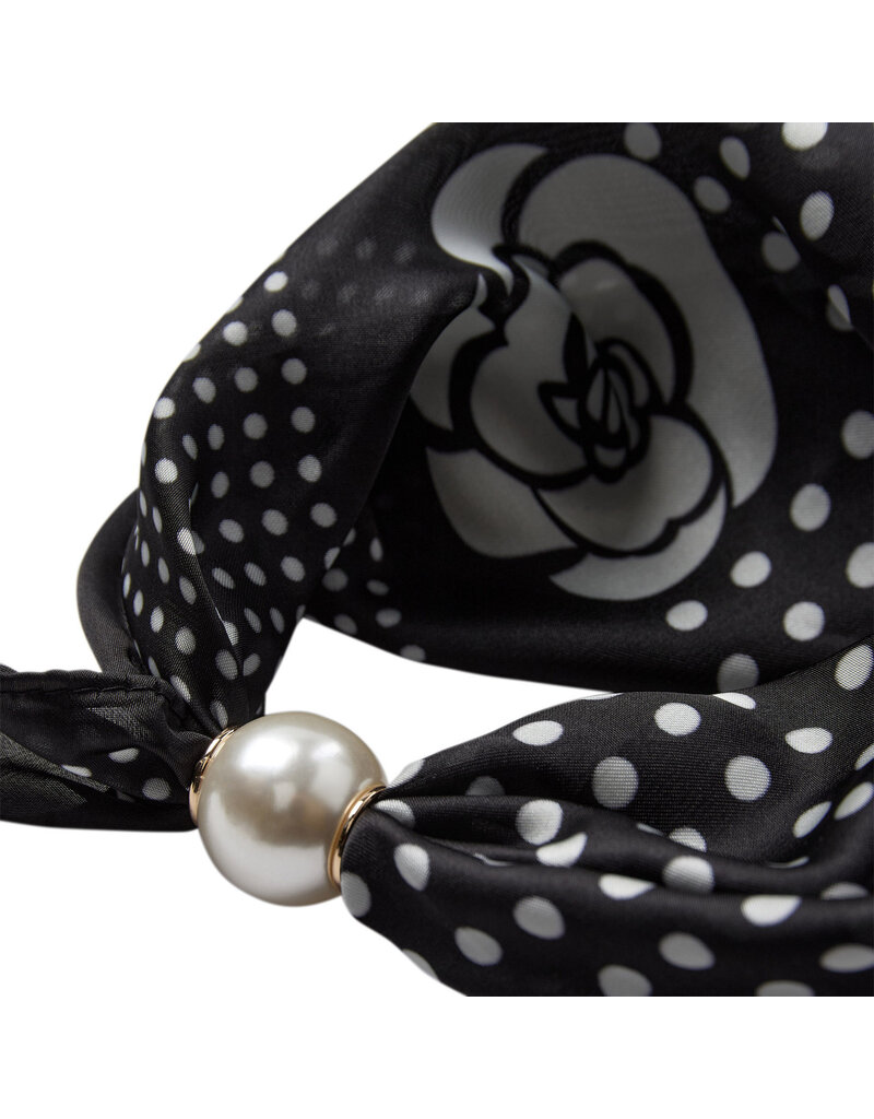 Co' Couture Co´couture Pearl Scarf Black Dot