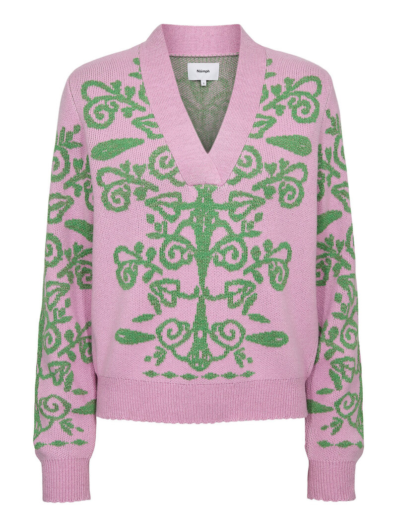 Nümph Nümph Nuseida Pull Pink/Green
