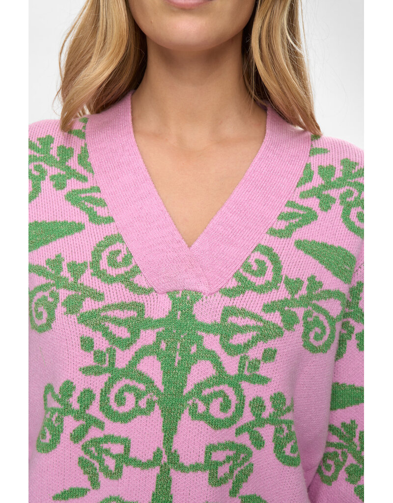 Nümph Nümph Nuseida Pull Pink/Green