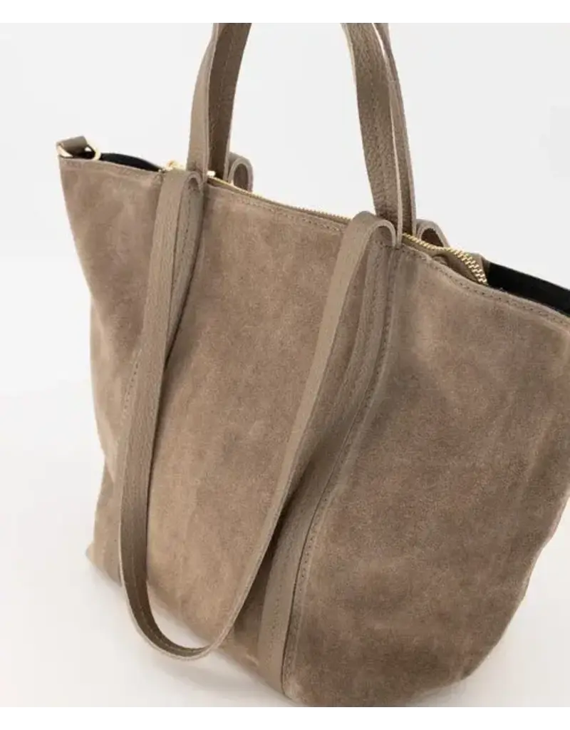 Feel Fashion Feel Tas Crawford Suede Taupe