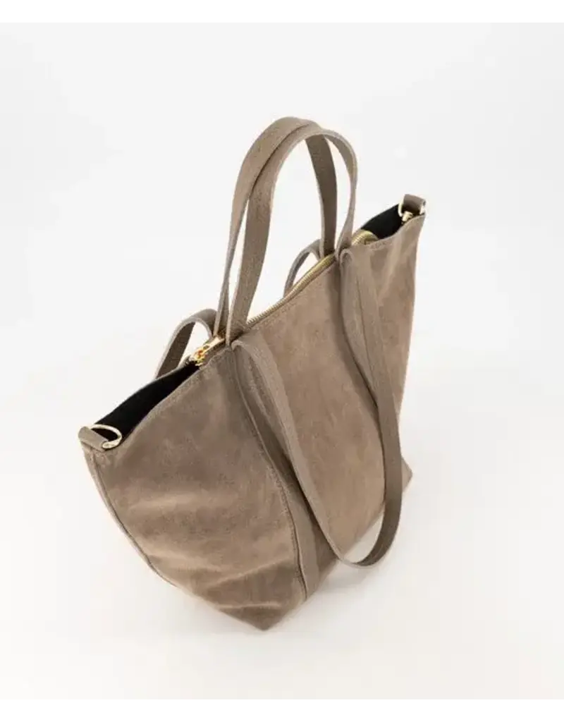 Feel Fashion Feel Tas Crawford Suede Taupe