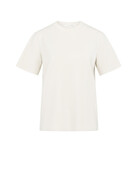 Yaya Yaya Sweatshirt S.S Rib Collar Beige