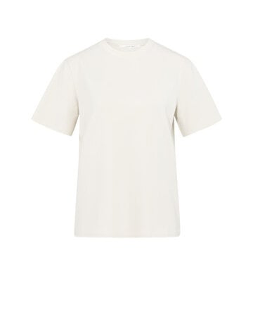 Yaya Yaya Sweatshirt S.S Rib Collar Beige