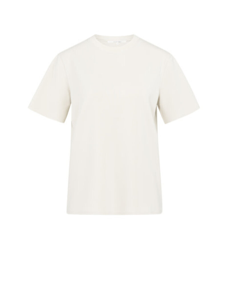 Yaya Yaya Sweatshirt S.S Rib Collar Beige