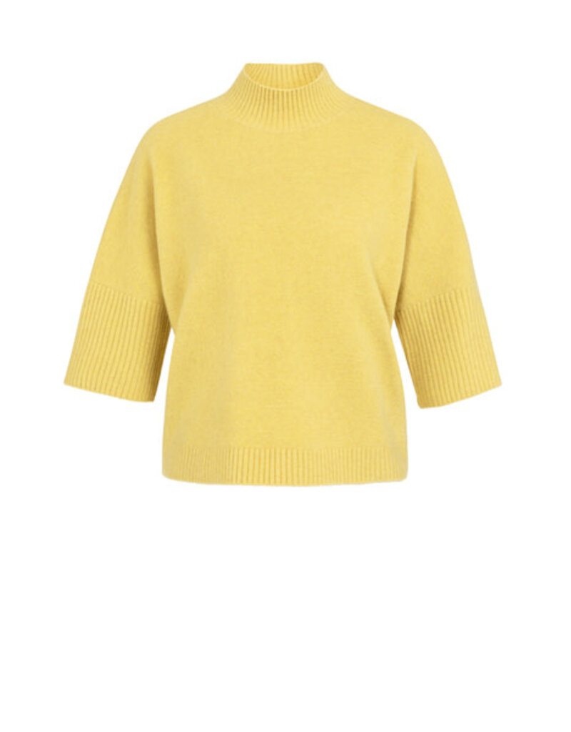 Yaya Yaya Sweater 3/4 Sl. Moss Green Mel.