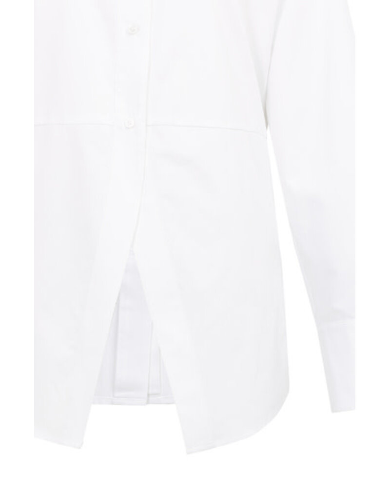 Yaya Yaya A-line Poplin blouse White