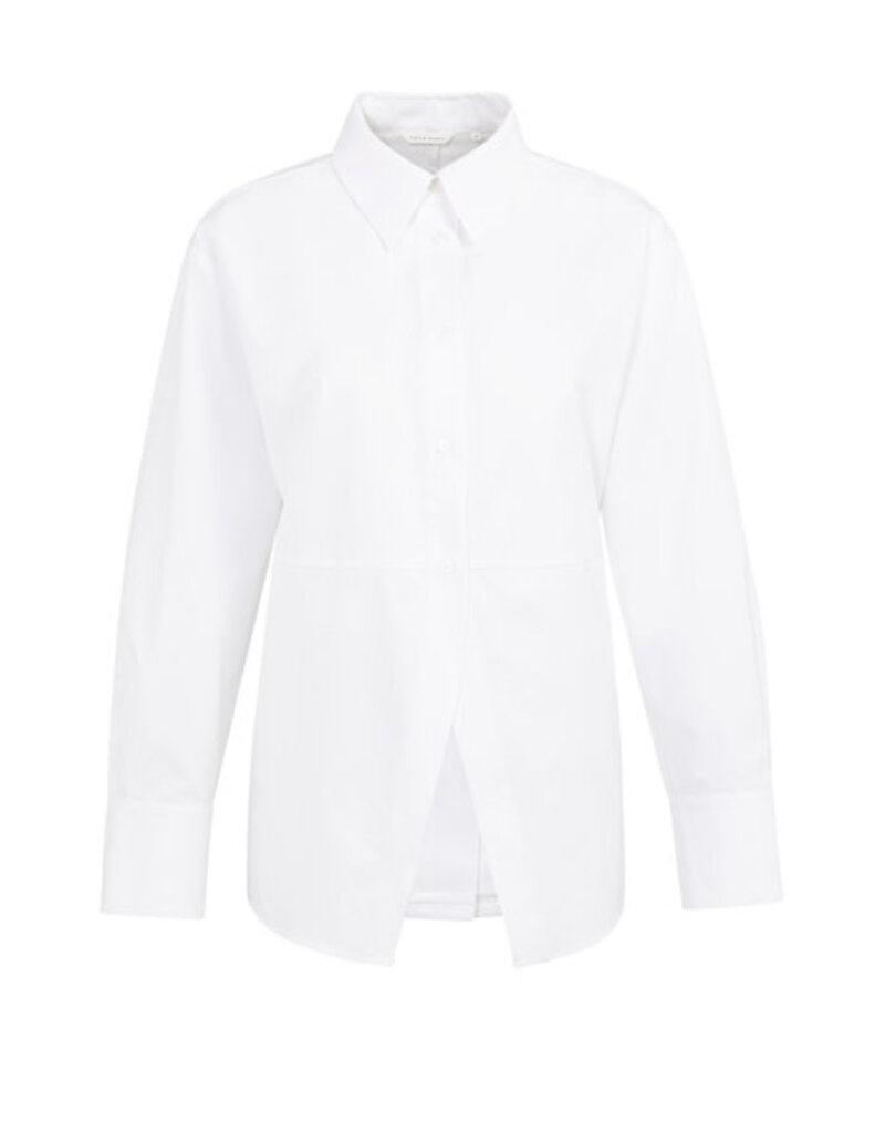Yaya Yaya A-line Poplin blouse White