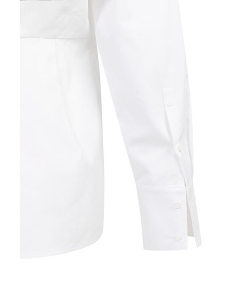 Yaya Yaya A-line Poplin blouse White