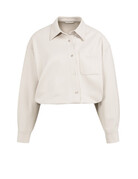 Yaya Yaya Blouse Asym. sluiting Grey Mel