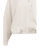 Yaya Yaya Blouse Asym. sluiting Grey Mel