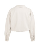 Yaya Yaya Blouse Asym. sluiting Grey Mel